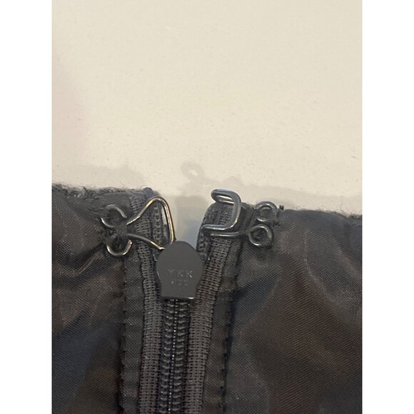 Gap Womens Plaid Mini Skirt With Button Details Size 8 Gray & Beige Wool Blend S - Picture 5 of 9